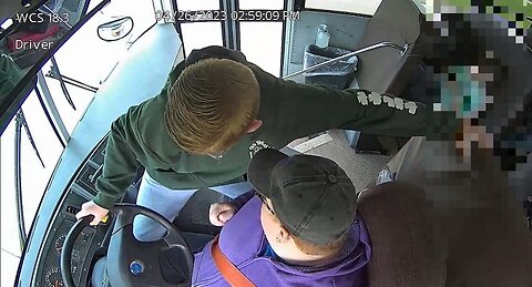 7th Grader Stops School Bus After Driver Passes Out