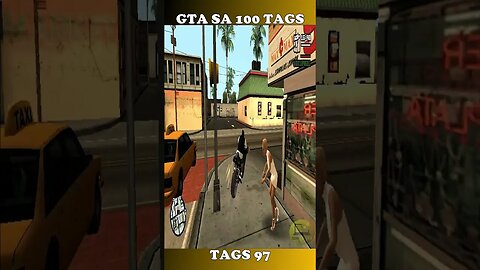 GTA SAN ANDREAS 100 TAGS TAG 97 #shorts #semedissaum #gta