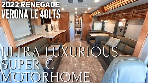 Ultra Luxurious Super C Motorhome | 2022 Renegade Verona LE 40LTS