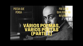 Poesia que Pensa − VÁRIOS POEMAS, VÁRIOS POETAS (Parte 1)