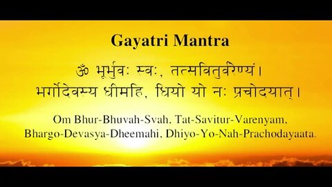 Gayatri Mantra 108 Times