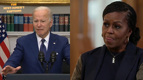 Michelle Obama stumbles on endorsing Biden for 2024.