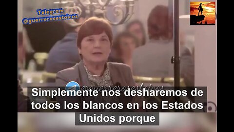 "Simplemente nos desharemos de todos los blancos en los Estados Unidos" -Carol Baker (judía)