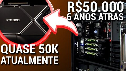 PC GAMER DE R$ 50.000,00 EM 2015 - 4x GTX TITAN X - REACT EM 2021