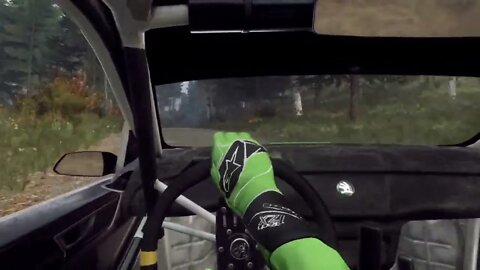 DiRT Rally 2 - Fabia Turbo Hops Through Jyrkysjarvi