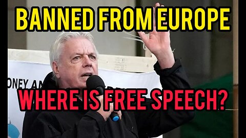 Conspiracy Author DAVID ICKE BANNED From EU, Labeled a "TERRORIST"