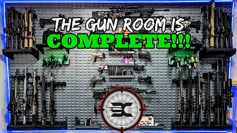 My new gun room is COMPLETE!