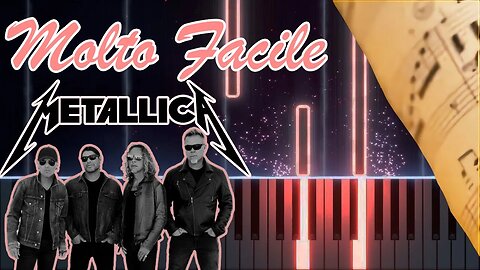 METALLICA NOTHIN ELSE MATTERS PIANO TUTORIAL MOLTO FACILE + SPARTITO GRATIS