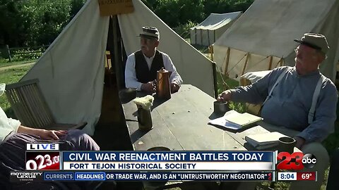 Fort Tejon hosting Civil War re-enactments