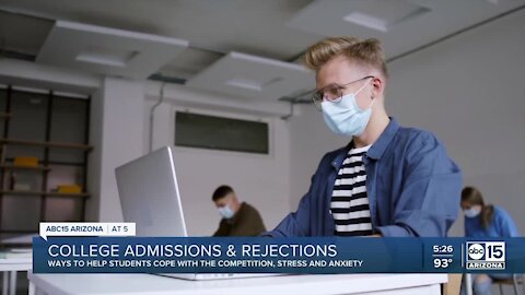 Helping students navigate college admissions and rejections