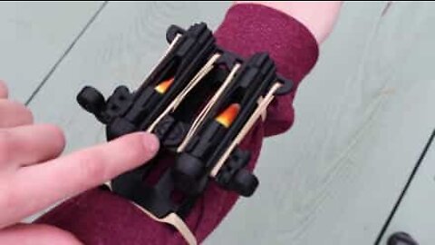 Student creates candy-shooting toy