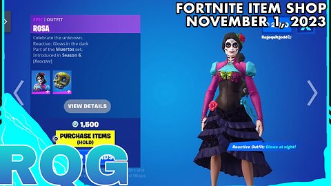 ROSA IS BACK, BUT NOT DANTE?🤔 FORTNITE ITEM SHOP (November 1, 2023)