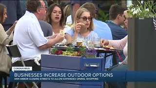 Businesses increase outdoor options