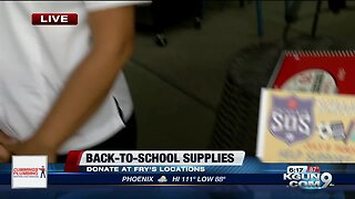 Salvation Army collecting school supplies for back to school drive