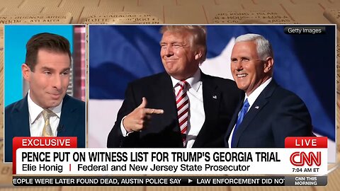 Mike Pence officially put on witness list in Trump's Georgia trial