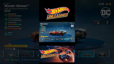 HOT WHEELS UNLEASHED-WONDER WOMAN 2019 DC UNIVERSE CHARACTERS CARS