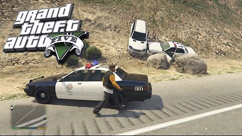 GTA 5 Police Pursuit Driving Police car Ultimate Simulator crazy chase #88