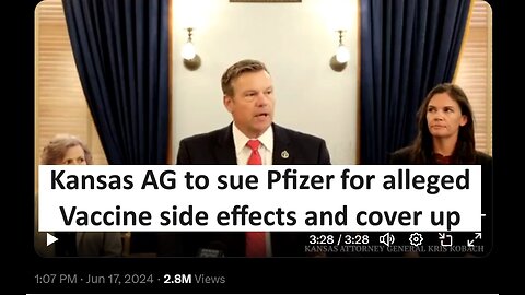 Pfizer sued by Kansas for alleged hiding Covid vaccine side effects, false claims