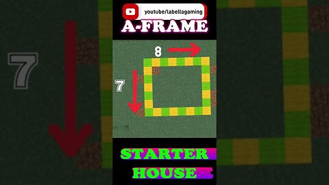 How To Build An A-Frame Starter Home | Minecraft