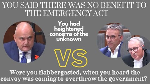 Emergency Measures Act Were you flabbergasted, Larry Brock questions security of Parliament