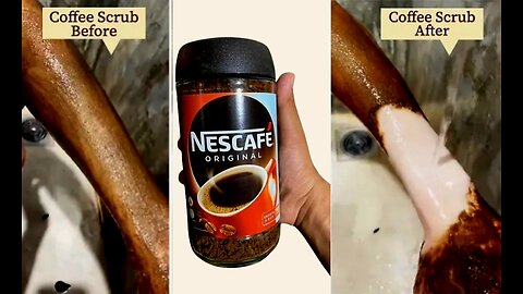 Coffee Exfoliating Scrub | DIY coffee scrub to exfoliate face and body