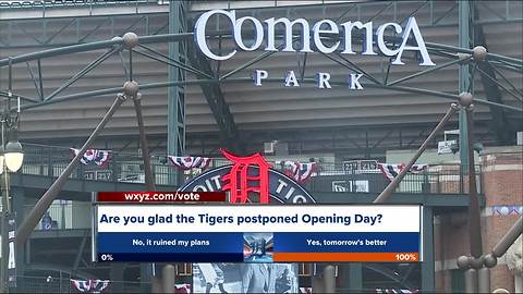 Detroit Tigers Opening Day postponement causes parking mess