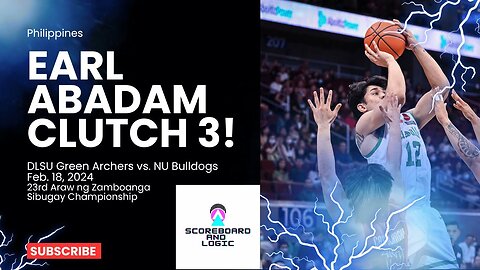 Clutch Moment: Earl Abadam's Game-Winning Shot Seals Championship for DLSU Green Archers!