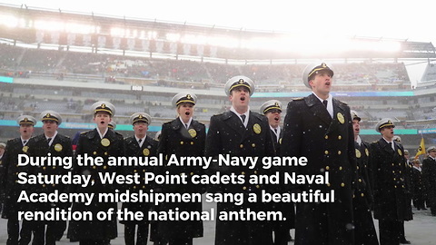 Army-Navy Game Anthem Puts NFL to Shame