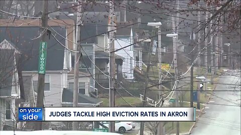 Judges consider new rule to curb Akron's high eviction rate