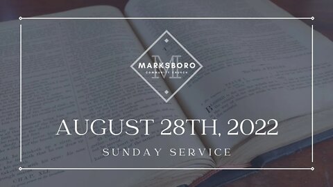 MCC August 28th Service