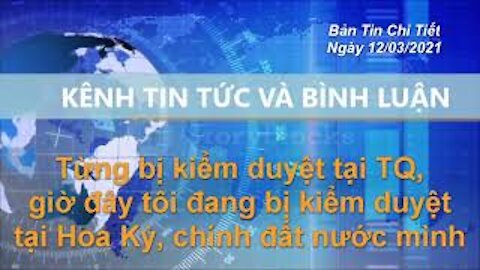 Từng bị kiểm duyệt tại TQ, ,giờ đây tôi đang bị kiểm duyệt tại Hoa Kỳ, chính đất nước mình