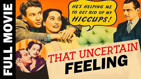 That Uncertain Feeling (1941 Full Movie) [COLORIZED] | Screwball-Comedy/Romance | Merle Oberon, Melvyn Douglas, Burgess Meredith.