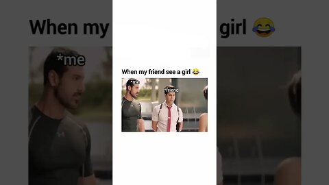 When my friend see a girl 😅😂 #viral #funny #varundhawan #johnabraham #movie #shorts