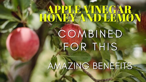 Combine Apple Vinegar, Honey and Lemon For These Amazing Benefits