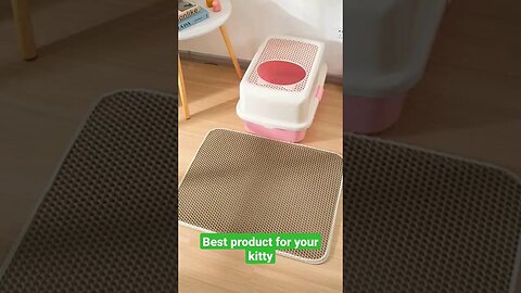 Waterproof Cat Litter Mat Review: Double Layer, Non-Slip & Washable! #shorts #catproducts #littermat