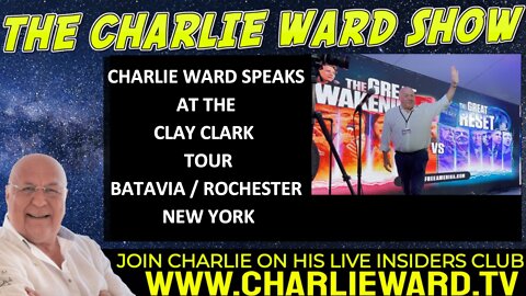 CHARLIE WARD SPEAKS AT THE CLAY CLARK TOUR - BATAVIA / ROCHESTER NEW YORK