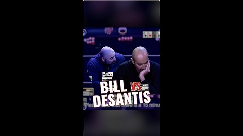 Ultimate Poker Showdown: Bill vs. Desantis! 🃏💲