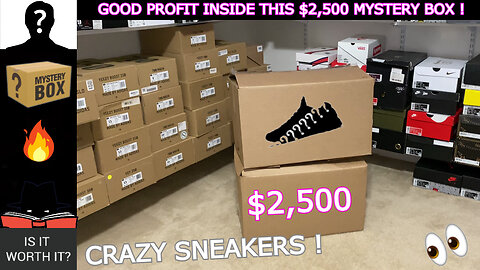 CRAZY PROFIT & SNEAKERS in this $2,500 Mystery Box from weekly Subscriber !