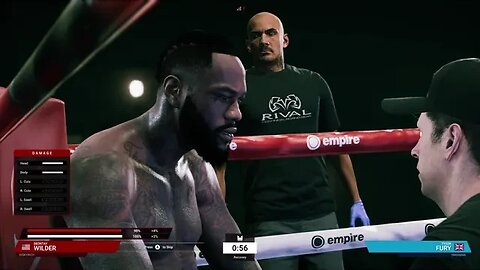 Undisputed Boxing Online Ranked Gameplay Deontay Wilder vs Tyson Fury 3 (Chasing Platinum)