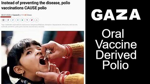 GAZA - Oral Vaccine Derived Polio