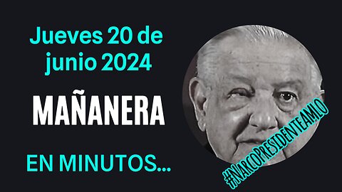 💩🐣👶 AMLITO | Mañanera *Jueves 20 de junio 2024* | El gansito veloz 3:37 a 2:08.