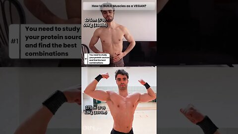 How to BUILD Muscles as a VEGAN ? #veganfitness #vegan #shorts