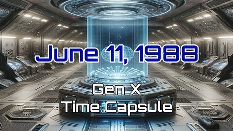 June 11th 1988 Gen X Time Capsule