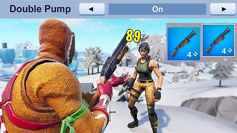 How to use NEW DOUBLE PUMP in Fortnite..