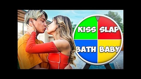 Spin The Crazy DARE Wheel Challenge - Zhong & Kat #kiss #challenge #amazing