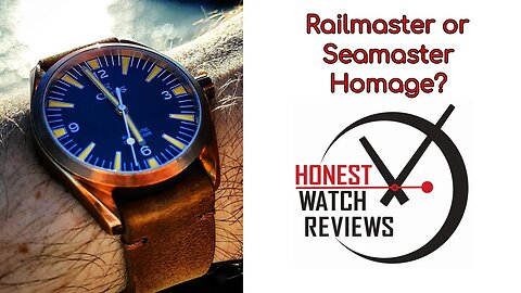 Cronos LM6003 🥉 Bronze Railmaster 🚂 Or Seamaster 🌊 Homage ❓ PT5000 Movement Honest Watch Review #HWR