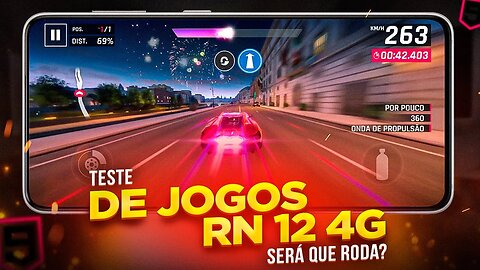 REDMI NOTE 12 4G - Teste de JOGOS! Asphalt 9, será que roda liso?