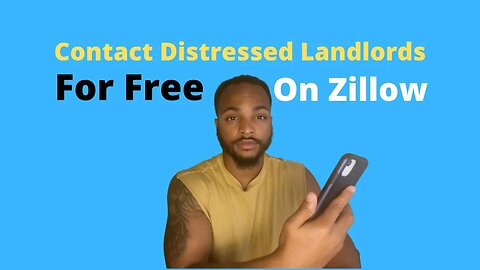 How to Contact Distressed landlords on Zillow #steps2success #motivatedsellers #realestate #freelead