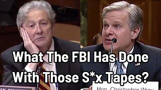 FBI's Wray Starts Shaking After Sen. Kennedy Demands Jeffrey Epstein's "Blackmail Tapes