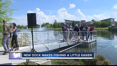 New dock expands fishing access at Kleiner Park